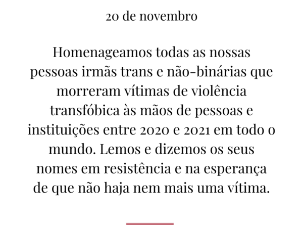 dia da memoria trans